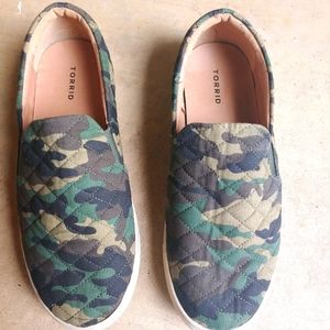 Torrid Cammo Slide On Sneakers